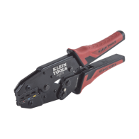 KLEIN TOOLS, 3005-CR, Pinza Ponchadora para Terminales con Aislamiento en Cable de Cobre Sólido y Trenzado de 10-22 AWG.
