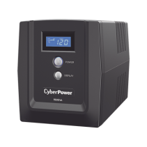 CYBERPOWER, OM1500ATLCD, UPS de 1500 VA/900 W, Topología Línea Interactiva, Entrada 120 Vca NEMA 5-15P, y 8 Salidas NEMA 5-15R, 