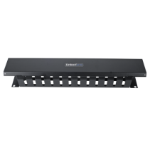 LINKEDPRO BY EPCOM, LPCM-042U, Organizador de Cables Horizontal de 2U para Rack de 19 con Cubierta Metálica