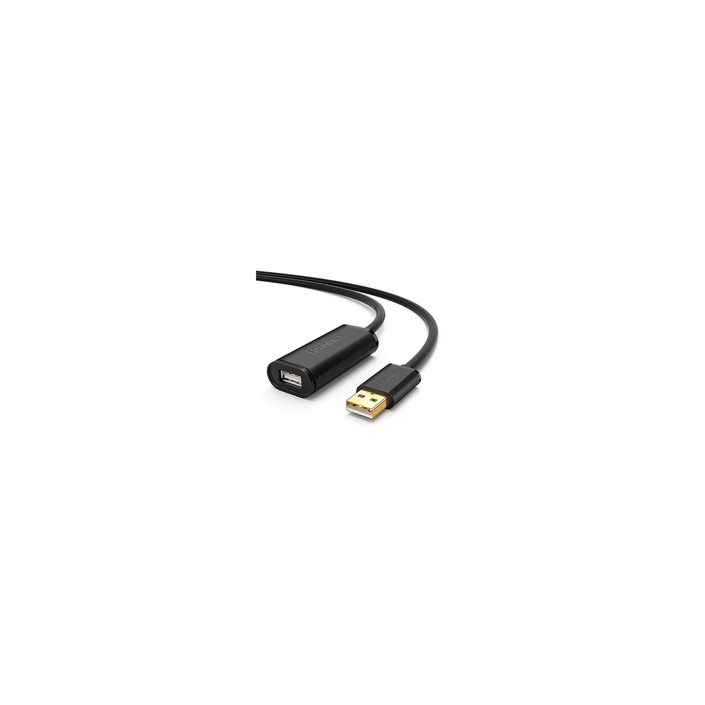 UGREEN, 10319, Cable de Extensión Activo USB 2.0 / 5 Metros / Macho-Hembra / Booster individual FE1.1S incorporado / Velocidad d