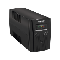 EPCOM POWERLINE, EPU500L, UPS de 500VA/300W / Regulador de Voltaje AVR / Batería de 7 Ah / 4 Tomas NEMA 5-15R / Display de LED