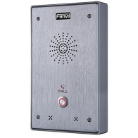 FANVIL, I12-01P, Intercomunicador IP, 2 líneas SIP, 2 relevadores con botón para llamada, anti-vandálico, IP65 e IK10, PoE