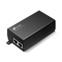 TP-LINK, TL-POE160S, Inyector PoE+ (30W) / Gigabit 802.3 af/at / 2 puertos 10/100/1000 Mbps / Plug and Play / Fuente alimientaci