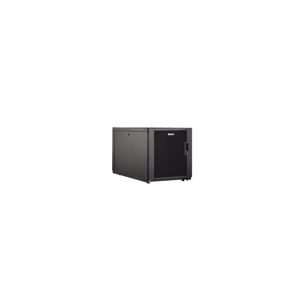 PANDUIT, E6212B1, Gabinete Profesional de Telecomunicaciones, de Piso, 12 UR, 600 mm de Ancho y 1070 mm de Profundidad, Color Ne