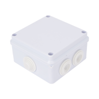 LINKEDPRO, LP-WBX-100, Caja de Conexiones Impermeable IP65, 7 Entradas, Dimensiones 100 x 100 x 70 mm, para Instalaciones Indust