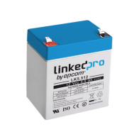 LINKEDPRO BY EPCOM, LK5.512, Batería 12 V / 5.5 Ah / UL / Vida útil promedio 5 años / Tecnología AGM / Para uso en equipo electr