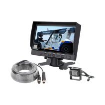 EPCOM, EP790J, Sistema Profesional de Cámara de Reversa y Monitor Alámbrico para Vehículos de Trabajo y Montacargas