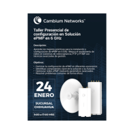 Comprar Curso Presencial Cambium 6 GHz | Smartgrid México