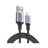 UGREEN, 60156, Cable USB-A a Lightning | 1 Metro | Certificado MFi | Carga Rápida 5V/2.4 A | 480 Mbps | Conector C94 | Adecuado 