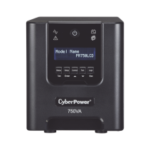 CYBERPOWER, PR750LCD, UPS de 750 VA/525 W, Topología Línea Interactiva, Entrada 120 Vca NEMA 5-15P, Onda Senoidal Pura, Tipo Tor