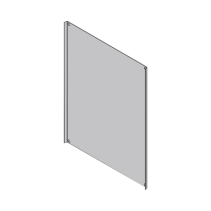 TXPRO, TXG-0149-PT, Placa Interior Trasera Metálica para Gabinete TXG-0149