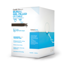 LINKEDPRO BY EPCOM, PRO-CAT-5E-GELX, Bobina de cable de 305 m, Cat5E, con gel, para intemperie, doble forro extrema humedad, baj