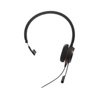 JABRA, EVOLVE-30-MONO-MS, Jabra Evolve 30 Mono con conexión USB / 3.5mm, micrófono con cancelación de ruido y controlador en el 