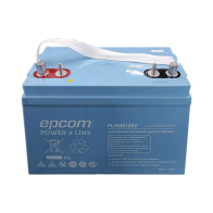 EPCOM POWERLINE, PL100D12EV, Batería Marina de Ciclo Profundo 12V@100Ah, AGM-VRLA Terminal F22, 620A CCA/ Lanchas/ Autos Eléctri