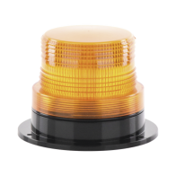 EPCOM INDUSTRIAL SIGNALING, X127A, Burbuja Brillante de Larga Vida Útil, con 8 LEDs Color Ambar, Domo Ambar, 110 Vca