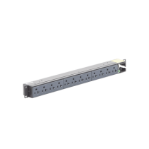 PANDUIT, P12B01M, PDU Básico para Distribución de Energía, Enchufe de Entrada NEMA 5-15P, Con 12 Contactos NEMA 5-20R, Instalaci