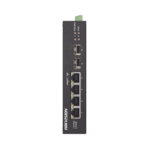 HIKVISION, DS-3T0506HP-E/HS, Switch Industrial No Administrable Gigabit / 3 Puertos Gigabit PoE+ (30 W) + 1 Puerto Gigabit PoE++