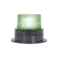 EPCOM INDUSTRIAL SIGNALING, X127G, Burbuja Brillante de Larga Vida Útil, con 8 LEDs Color Verde, Domo Verde, 110 Vca