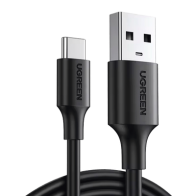 UGREEN, 20882, Cable USB-A a USB-C | 1 Metro | Carga y Sincronización de Datos | Carga Rápida 60W | Datos 5 Gbps | QC 3.0/2.0 | 