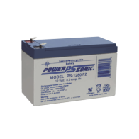 POWER SONIC, PS-1280-F2, Batería 12V, 8AH, Para Respaldo, Tecnologías AGM/VRLA, 5 Años Vida Útil, Terminales F2, Reconocida UL