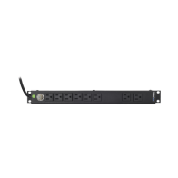 LINKEDPRO BY EPCOM, HTCM-1U, Multicontacto Horizontal (PDU) de 8 Contactos (NEMA 5-15R) Rack 19 1UR. Voltaje Entrada/Salida: 120