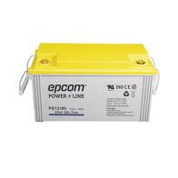 EPCOM POWERLINE, PG12100, Batería de GEL PURO OPzV / 12 V @ 100 Ah / Ciclo profundo / Uso en Aplicaciones Fotovoltaicas y de Res