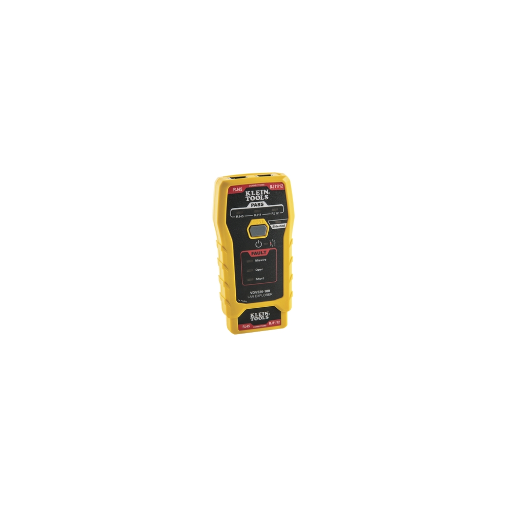 KLEIN TOOLS, VDV526-100, Probador de Cables de Red y Probador de Cables de Datos LAN Explorer™ con Transmisor Remoto.