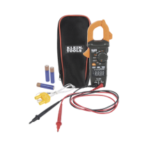 KLEIN TOOLS, CL-390, Amperímetro Digital de Gancho, Rango Automático de 400 A CA/CD. (MIDE CORRIENTE DIRECTA)