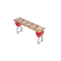 LINKEDPRO BY EPCOM, LP-BU-TZ, Barra de Unión con 1000 A de Capacidad. Incluye Montaje para Torre y Aisladores.