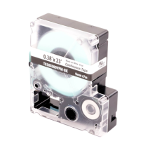 PANDUIT, T038X000VPM-BK, Casete de Etiquetas de Vinilo de Cinta Continua, Color Negro Sobre Blanco, Uso Interior/Exterior, 9 mm 