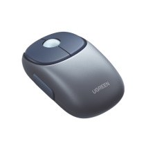 UGREEN, 90538, Mouse Inalámbrico FUN | Recargable| 2.4G & Bluetooth | 4 Niveles de DPI | Silencioso | Ergonómico | 5 Botones | C