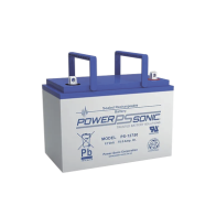 POWER SONIC, PS-12750-U, Batería 12V, 78.6AH, Para Respaldo, Tecnologías AGM/VRLA, 10-12 Años Vida Útil, Terminales U, Reconocid