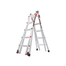 Little Giant Ladder Systems, VELOCITYM22IA, Escalera Multi-Posiciones de 6.7 m (22 ) para Suelos Inclinados o con Desniveles.