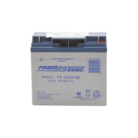 POWER SONIC, PS-12200-NB, Batería 12V, 20AH, Para Respaldo, Tecnologías AGM/VRLA, 5 Años Vida Útil, Terminales NB, Reconocida UL