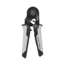 KLEIN TOOLS, 34055, Pinza Ponchadora Cuadrada de Conectores de Casquillo / Ferrules para Cable de 10-22 AWG