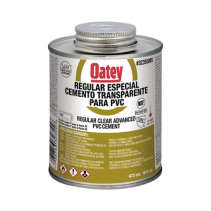 AMANCO-WAVIN, ATUP16PE, Pegamento / Cemento Claro de 473 ml para Tubo Conduit PVC Pesado.