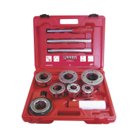 URREA, SYS-851, Juego de Tarraja de dados para tubo 1/2 - 2 NPT 9 piezas