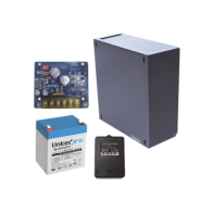 EPCOM POWERLINE, KIT16B2LK5, Kit con fuente PLB2 con salida de 12 Vcc a 1.5 Amper, incluye transformador y batería de 12 V a 5.5