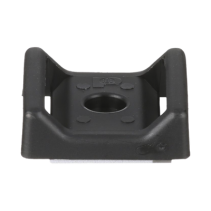 PANDUIT, ABMT-A-C20, Sujetador Para Cable, con Adhesivo, 28.5 x 28.5 mm (1.12 in x 1.12 in), Color Negro, Paquete de 100pz