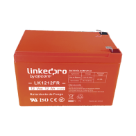 LINKEDPRO BY EPCOM, LK1212FR, Batería 12 V / 12 Ah / UL / Tecnología AGM / Vida útil promedio de 5 años / Retardante a la Flama 