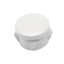 PRECISION, PST-C70-ER, Caja Derivación-Conexión de Plástico Circular con 4 Glándulas de Goma (70 diámetro X 48 alto mm). Para In