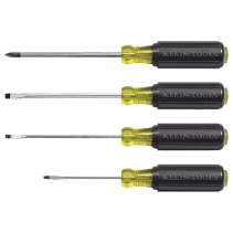KLEIN TOOLS, 85484, Juego de desarmadores miniatura de punta ranurada y Phillips de 4 piezas