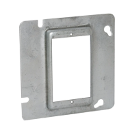 RACO, HUB-837, Sobretapa Cuadrada Galvanizada de 4 11-16 , realce de 1/2 .