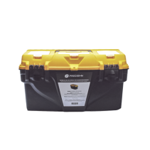 PRECISION, PST-H070-01, Caja Porta Herramientas 17 , 44x26x23 cm Bicolor con Compartimientos para Tornillos.
