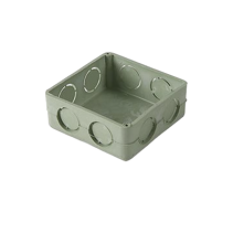 AMANCO-WAVIN, ATUP-12-CA, Caja Cuadrada de 1/2 para Instalaciones de PVC Conduit Pesado.