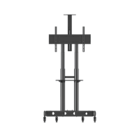 NB-EPCOM, AVA1800-70-1PNB, Soporte de Pantalla con Ruedas / Compatible con Monitores de 43 a 90 / Base para Colocar Accesorios A