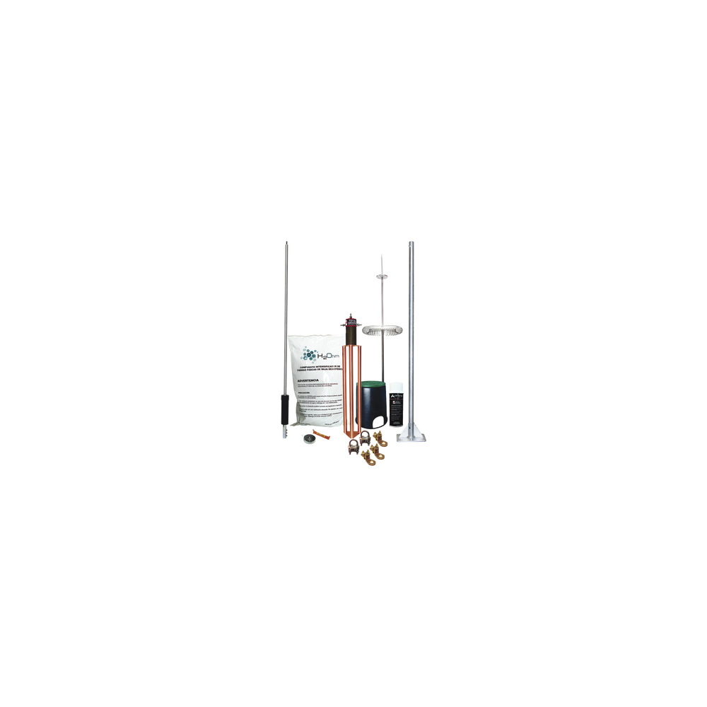 Comprar Kit Pararrayo Dipolo TOTAL GROUND | Smartgrid México