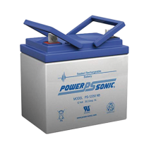 POWER SONIC, PS-12330-NB, Batería 12V, 33AH, Para Respaldo, Tecnologías AGM/VRLA, 5 Años Vida Útil, Terminales tipo NB, Reconoci