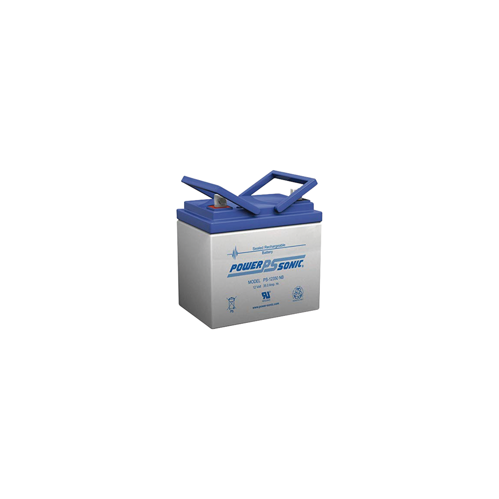 POWER SONIC, PS-12330-NB, Batería 12V, 33AH, Para Respaldo, Tecnologías AGM/VRLA, 5 Años Vida Útil, Terminales tipo NB, Reconoci