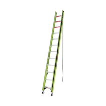 Little Giant Ladder Systems, HYPERLITE-24-IA, Escalera de Extensión de Aluminio + Fibra de Vidrio Hasta 7.31 m. !La Más Liviana 